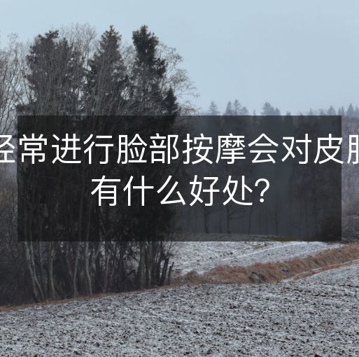 经常进行脸部按摩会对皮肤有什么好处? 经常进行脸部按摩会对皮肤有什么好处?